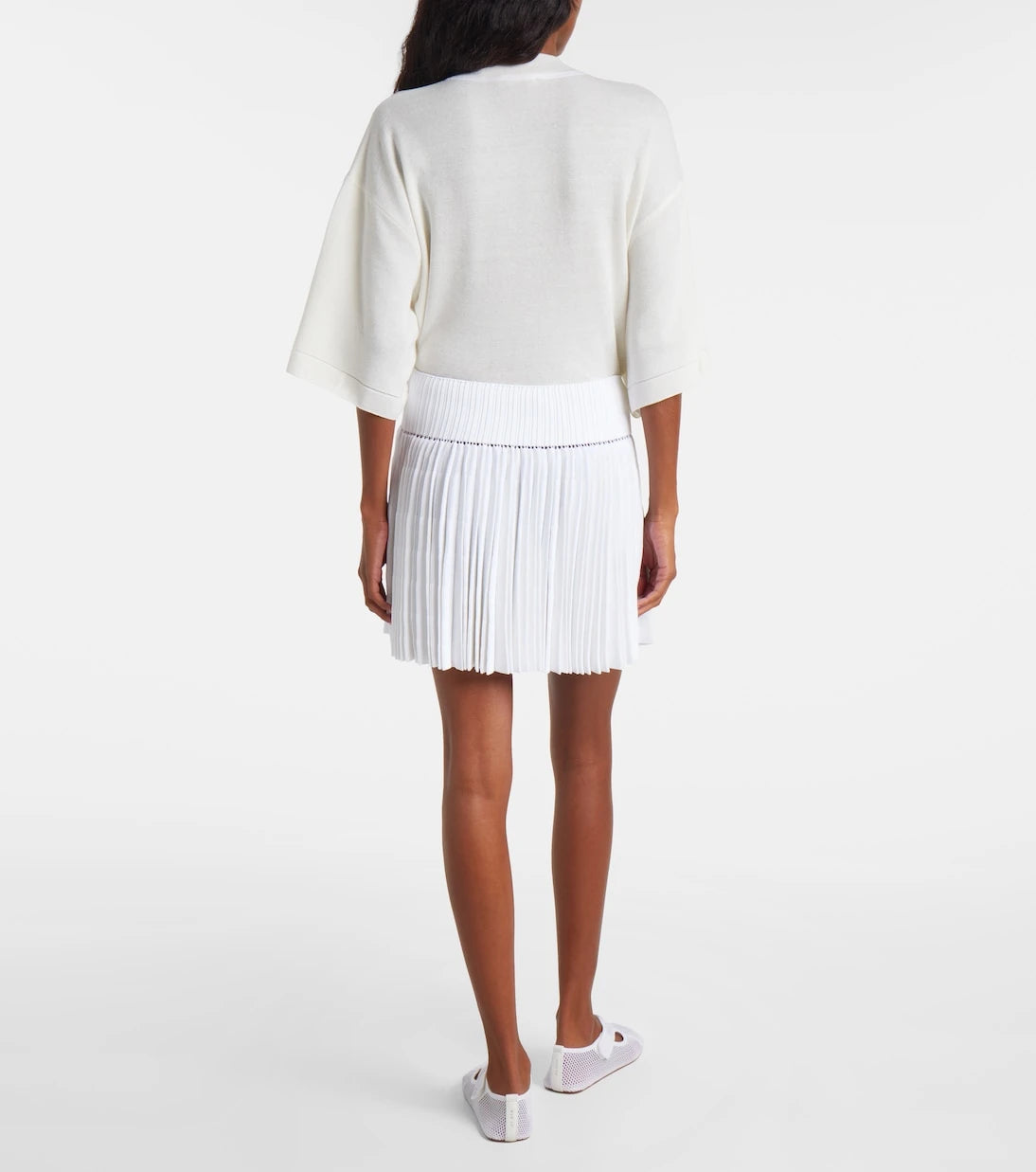 Alaïa - Plissé miniskirt
