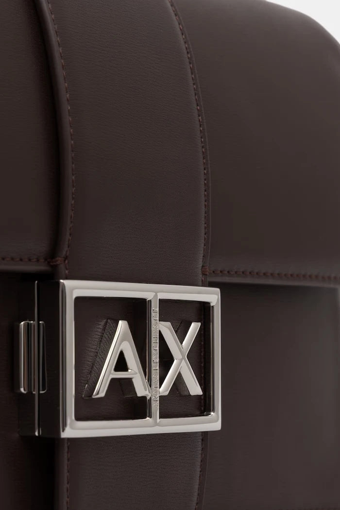 Armani Exchange kadın crossbody çanta, suni deriden