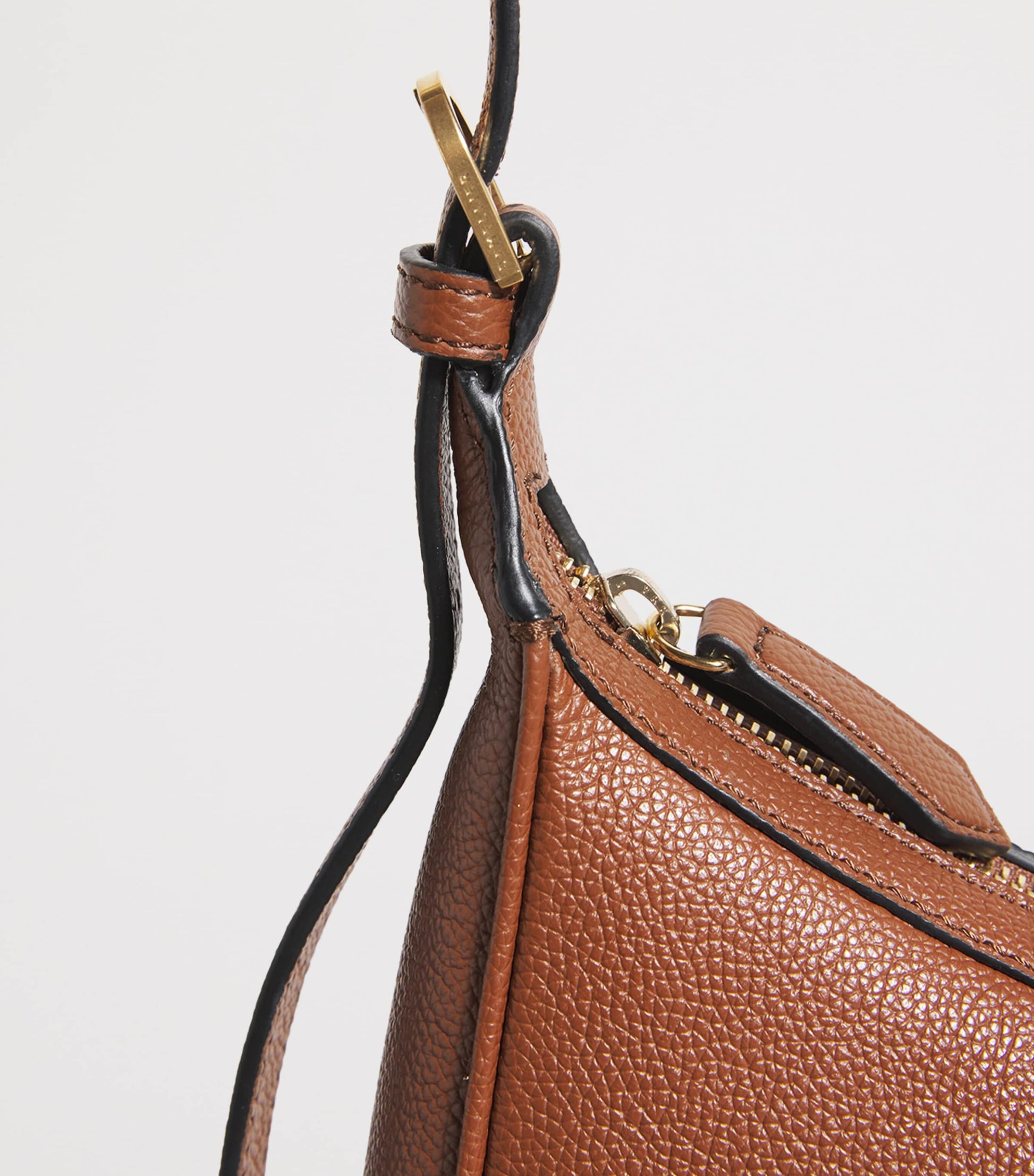 Demellier Beige Small Leather Siena Shoulder Bag