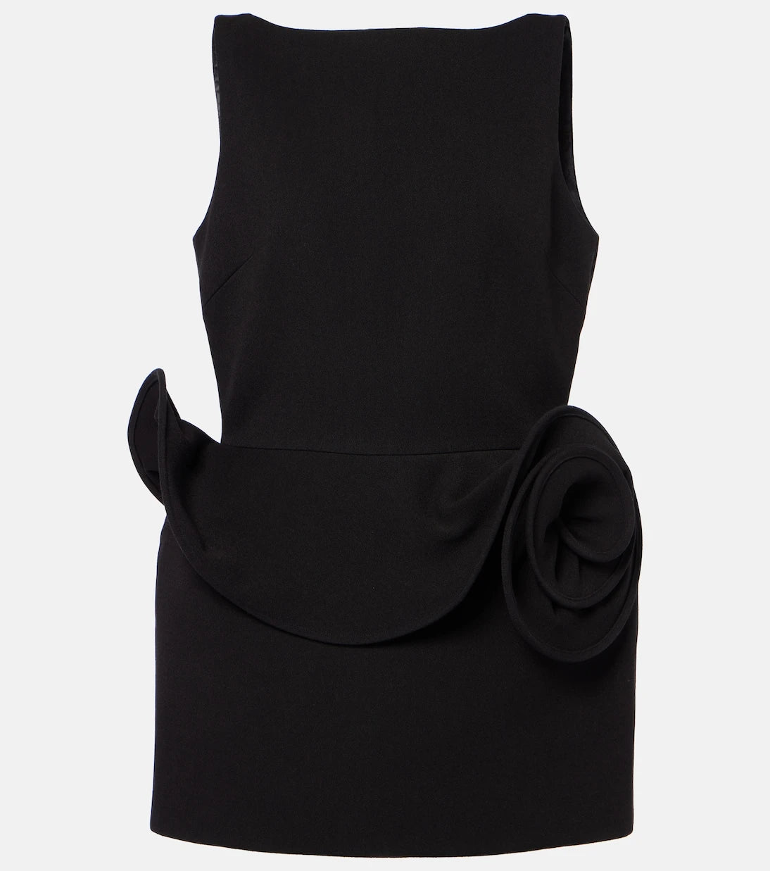 Magda Butrym - Floral-appliqué ruffled minidress