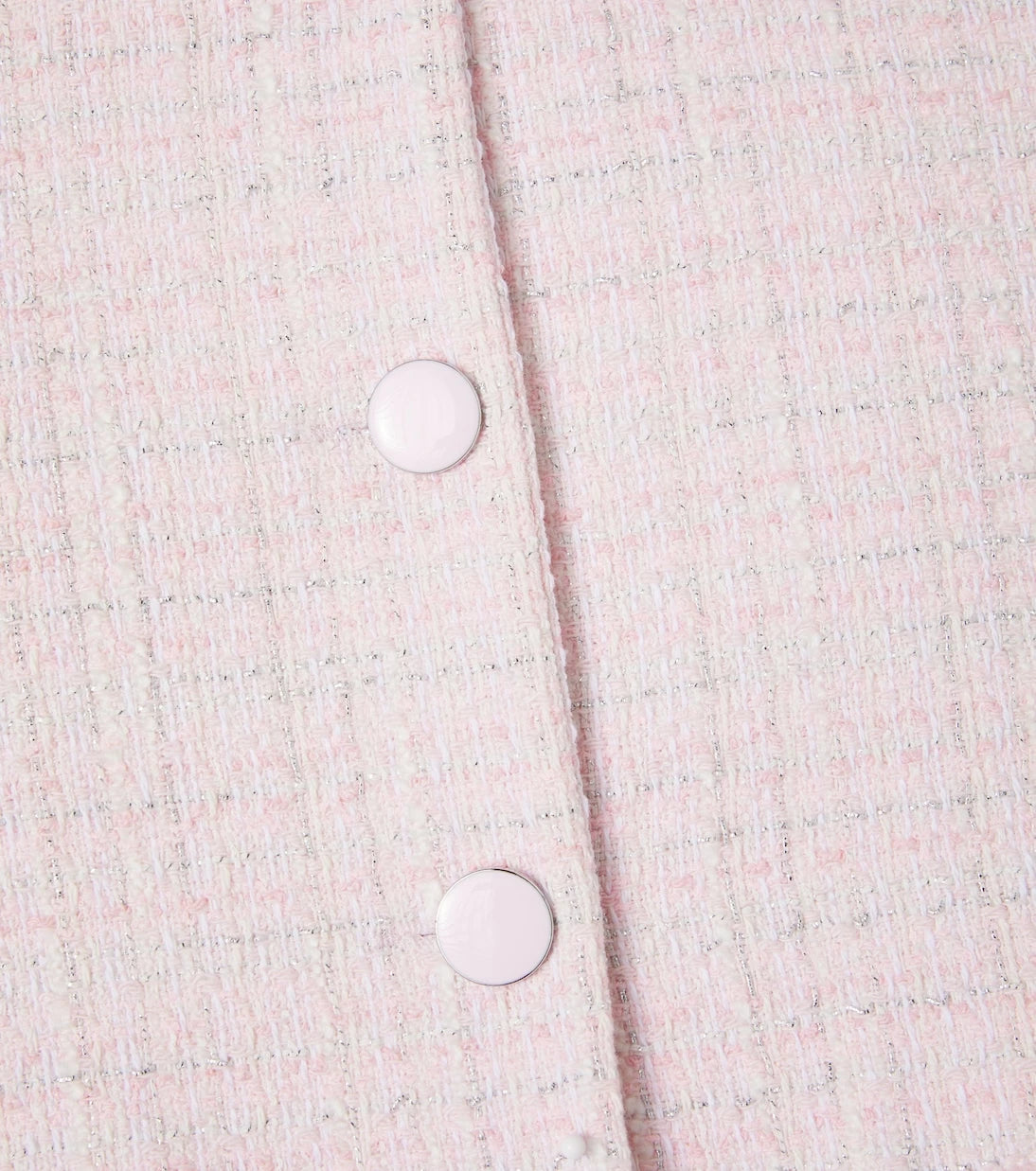 Monnalisa - Cropped cotton-blend lamé tweed jacket