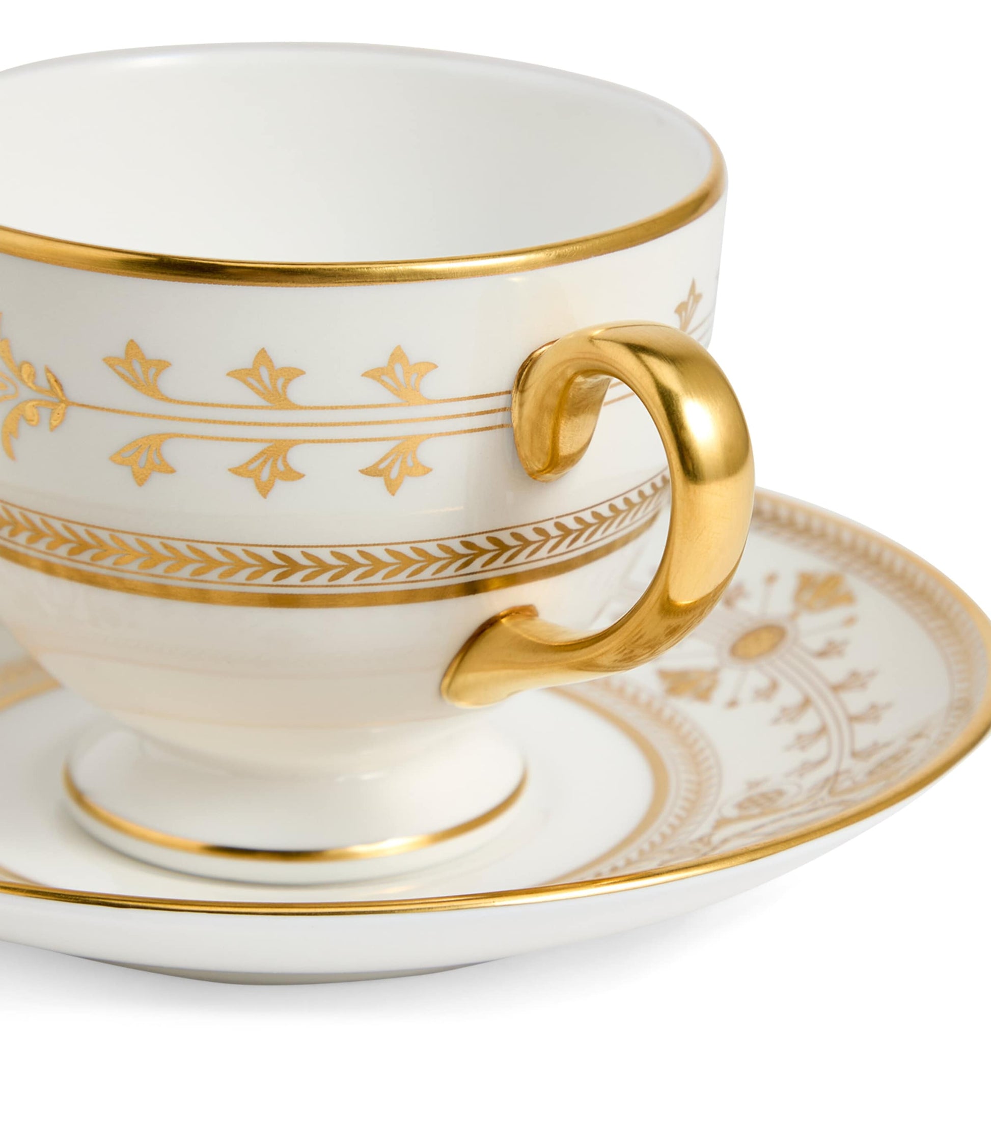 Bone China Bacchus Teacup and Saucer
