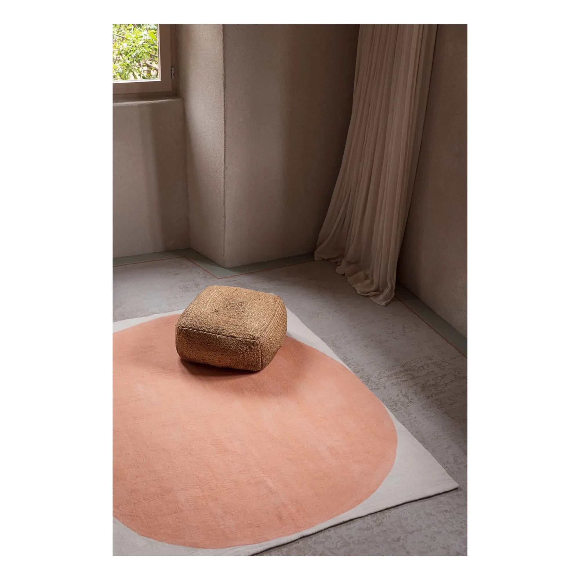 Muskhane - Anda felt carpet | Blush