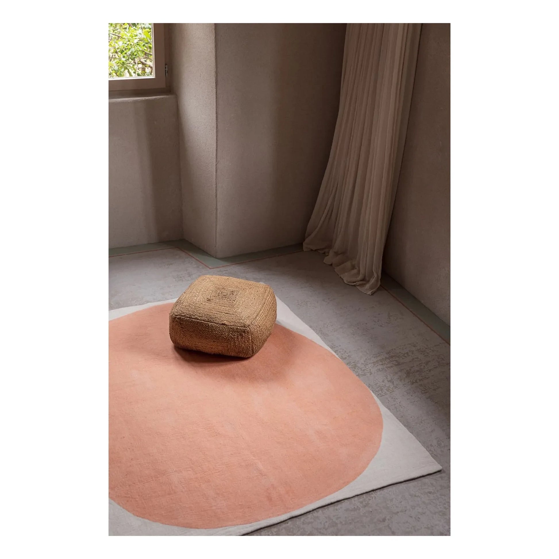 Muskhane - Anda felt carpet | Blush