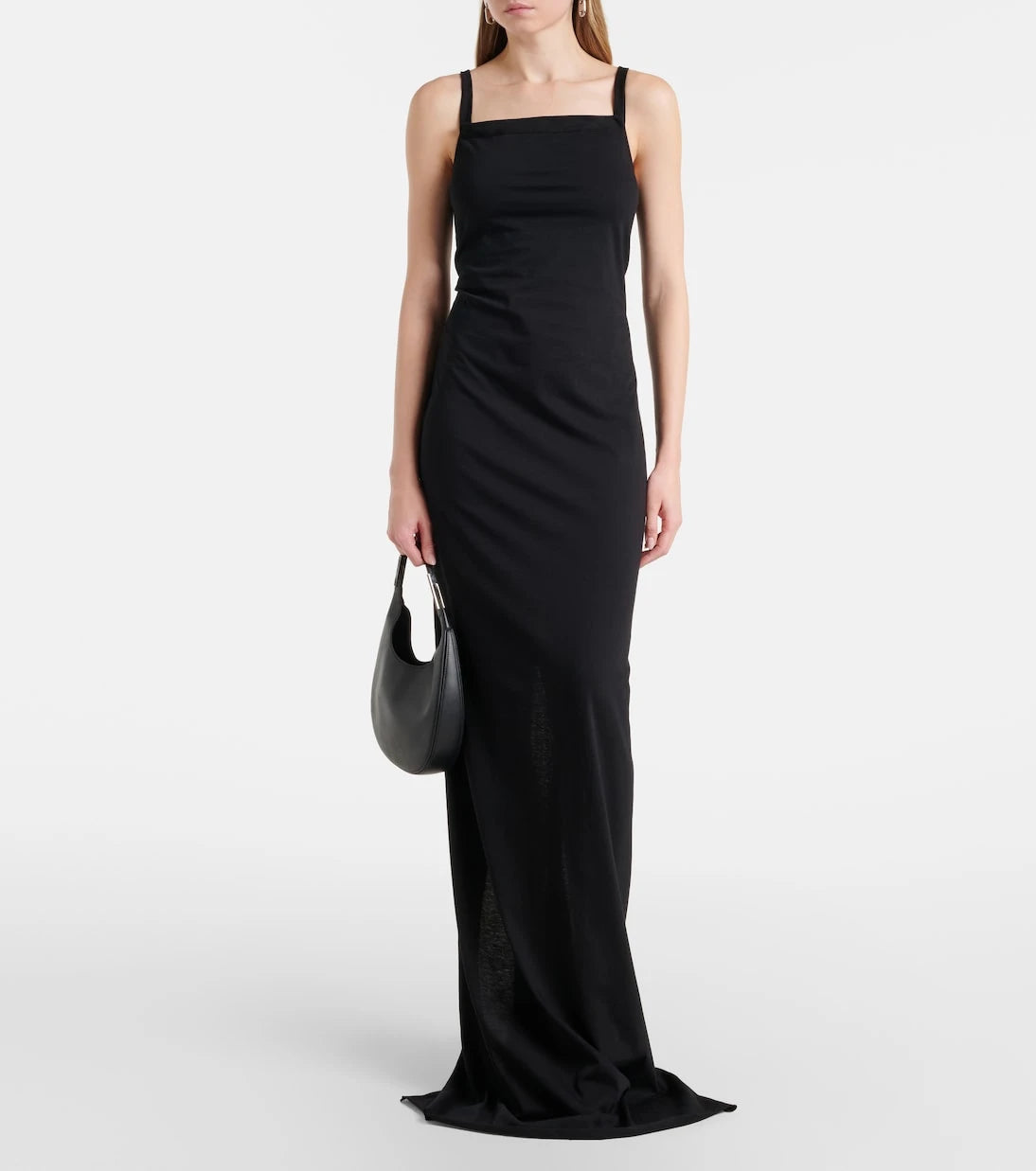 Rick Owens - Temple layered cotton jersey maxi dress