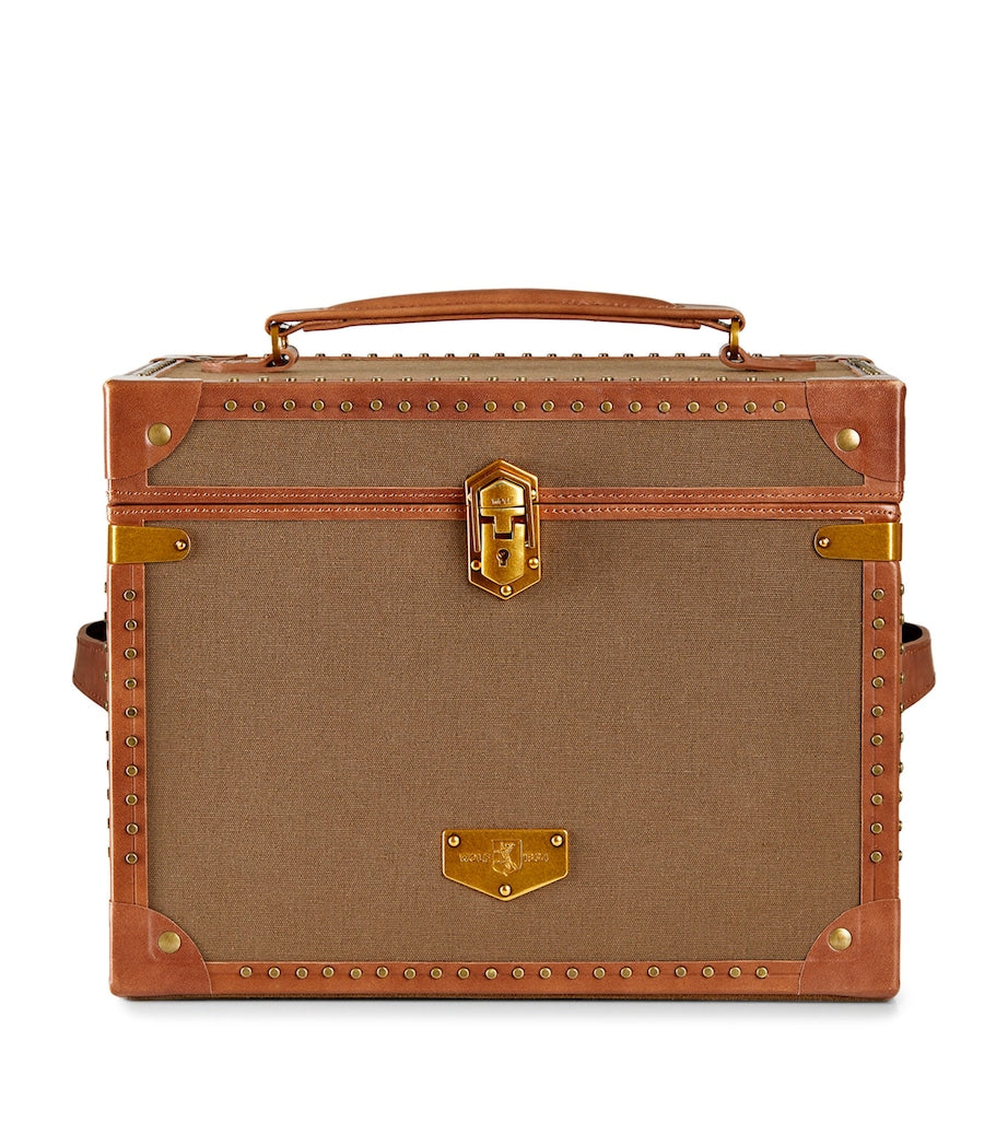 Vegan Leather Ida Trunk Jewellery Box