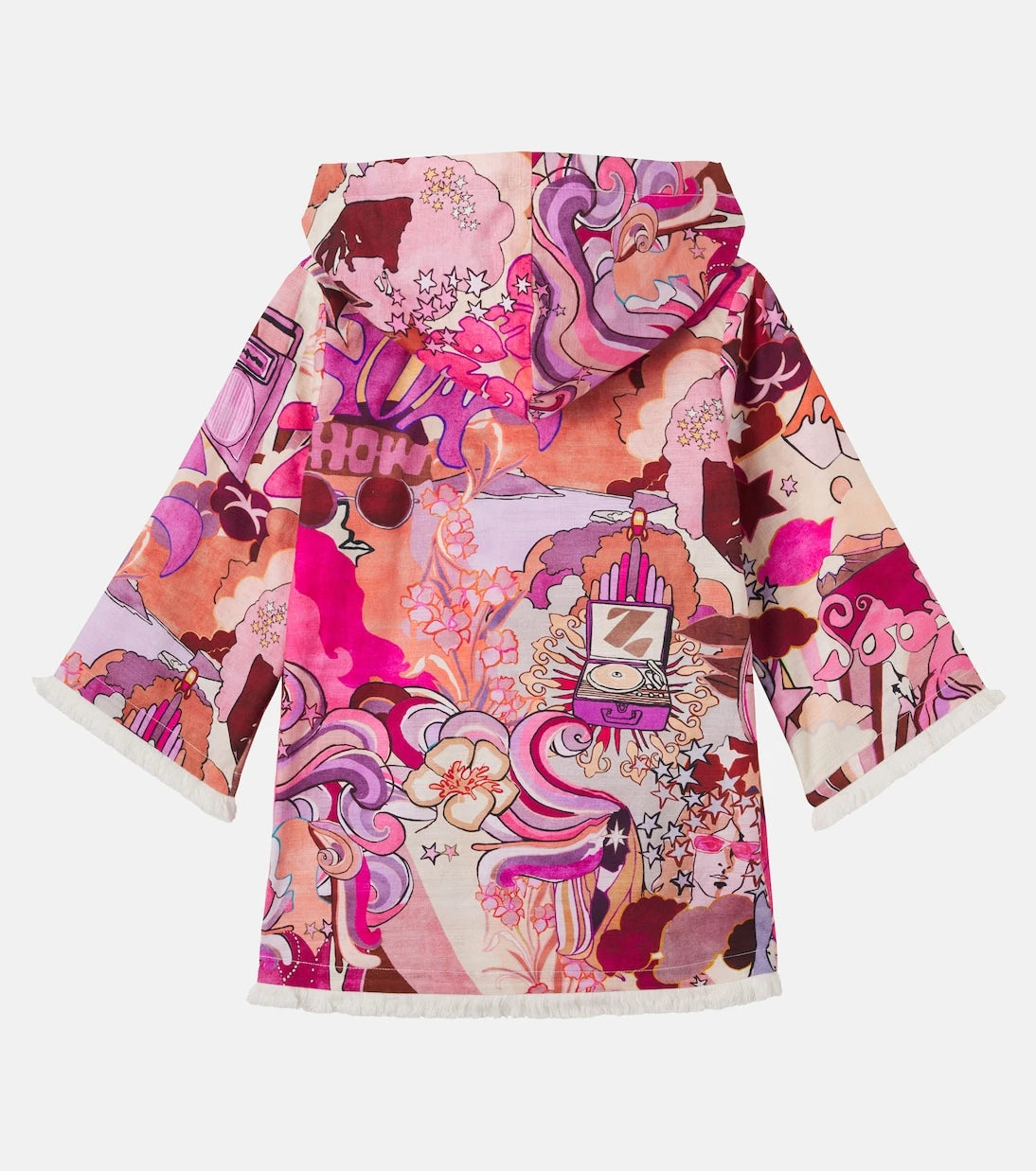 Zimmermann Kids - فستان من القطن المطبوع