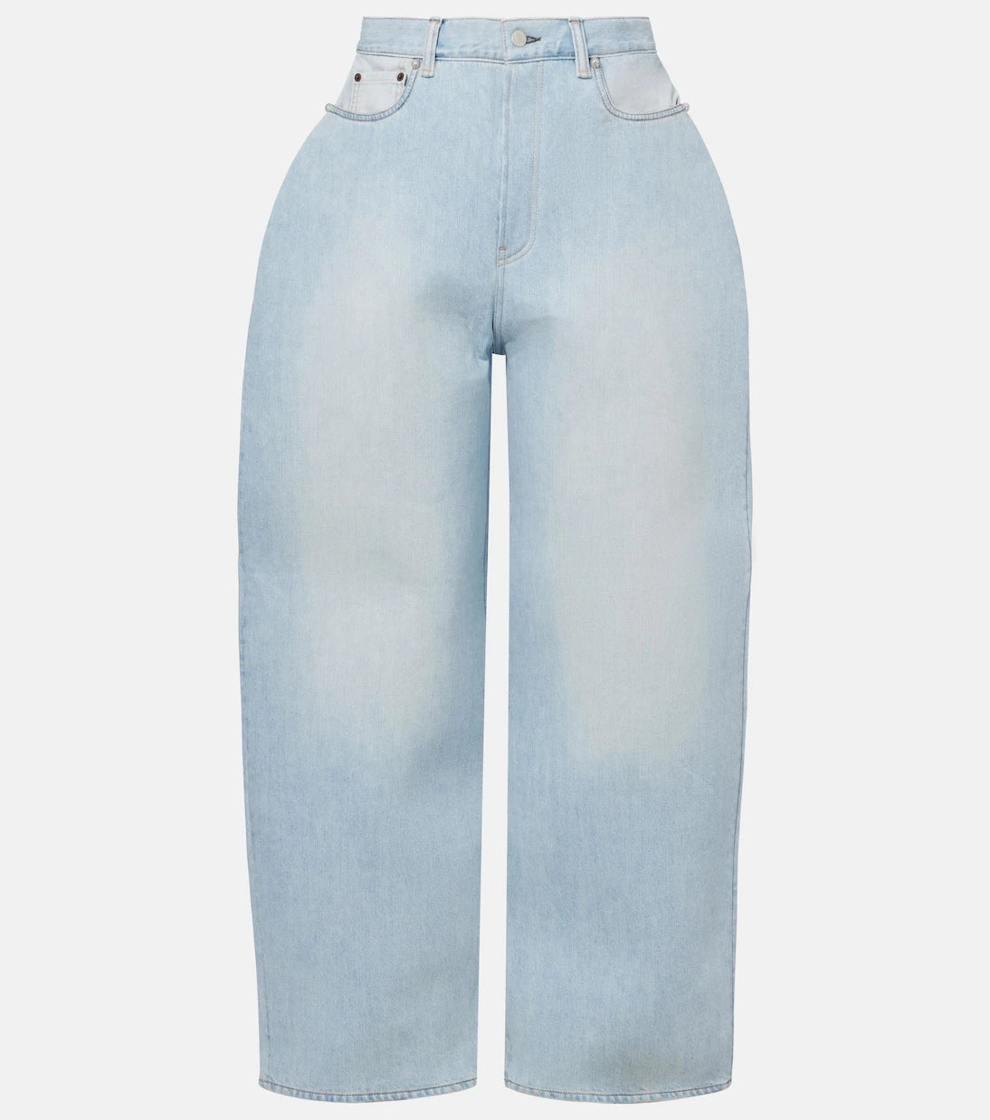 Acne Studios - High-rise barrel-leg jeans
