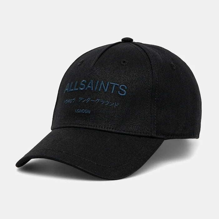 Памучна шапка с козирка AllSaints