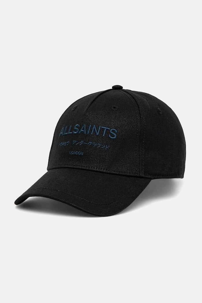 Памучна шапка с козирка AllSaints