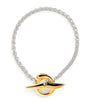 Tom Wood Sterling Silver and Gold Robin Bracelet
