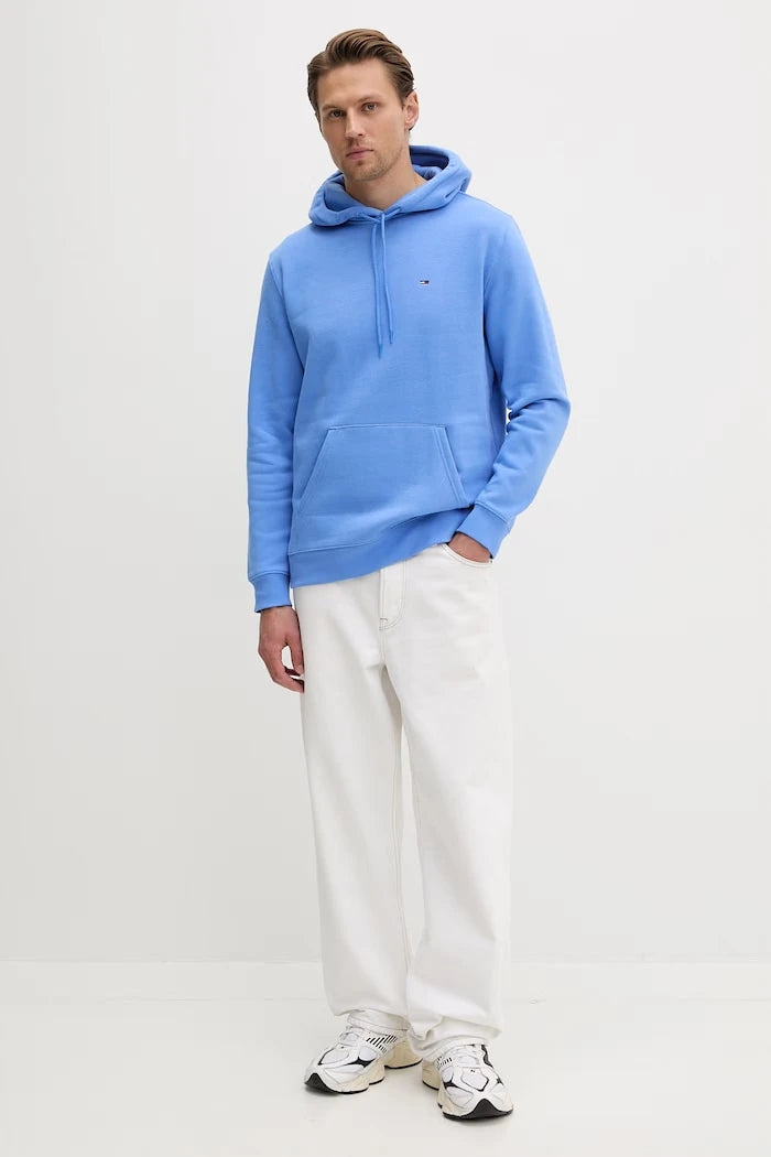 Tommy Jeans Erkek Pamuklu Kapüşonlu Sweatshirt