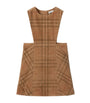 Burberry Kids Beige Corduroy Check Dress (3-12 Years)