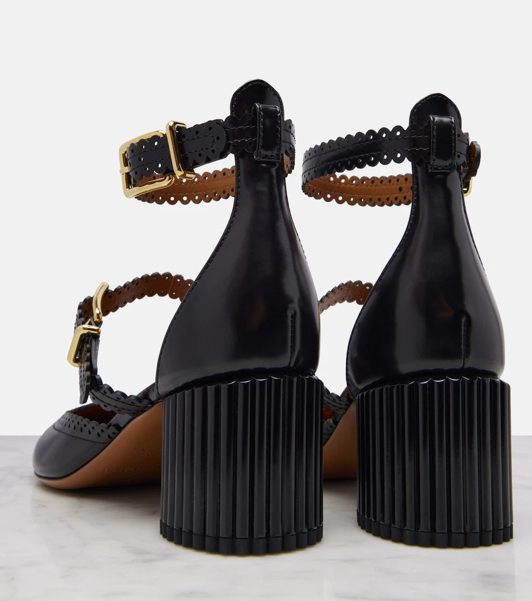 Zimmermann - Eddie 55 leather Mary Jane pumps