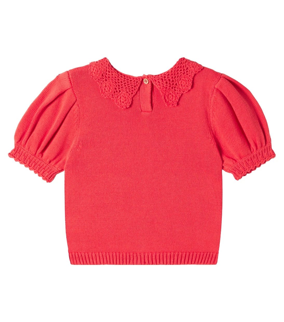 Bonton - Niko crochet-trimmed cotton top