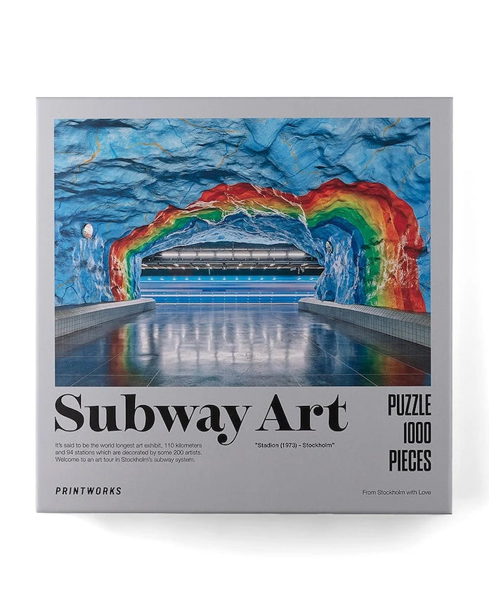 Printworks - Пъзел Subway Art Rainbow от 1000 части