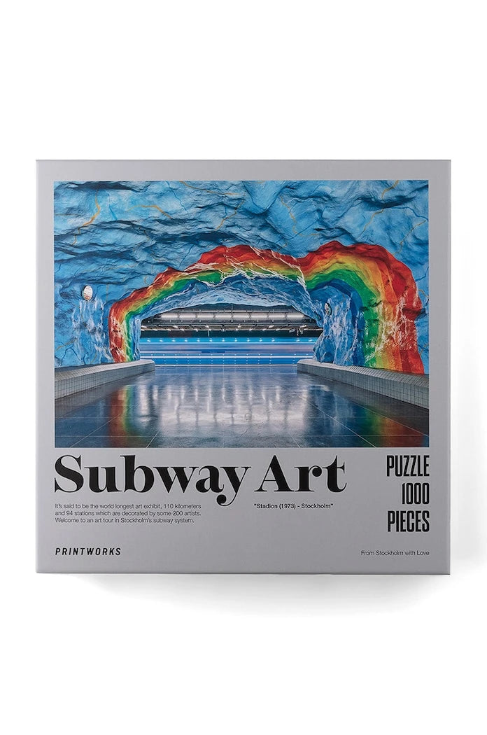 Printworks - Пъзел Subway Art Rainbow от 1000 части