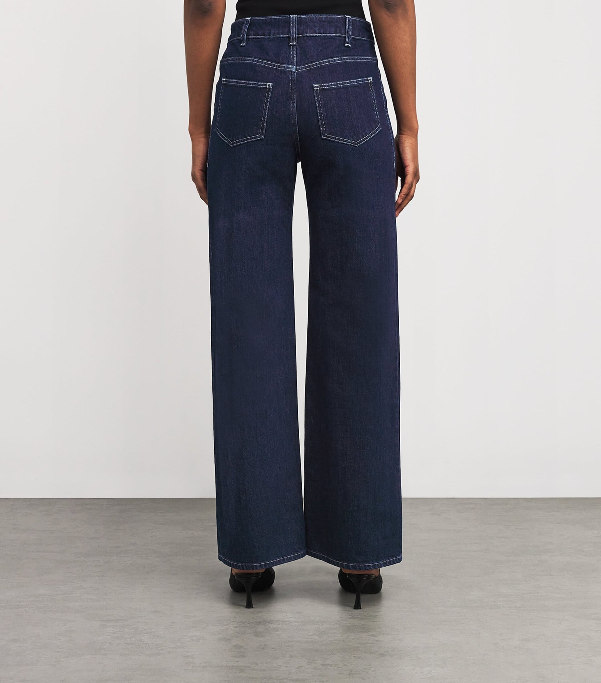 Liberowe Navy Straight Annie Jeans