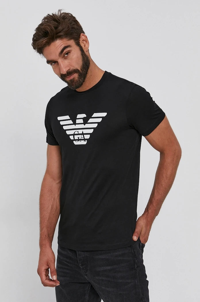 Памучна тениска Emporio Armani