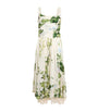 Alice+Olivia Ivory Floral Haven Midi Dress