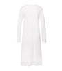 Hanro Ivory Cotton Long-Sleeve Kalea Nightdress