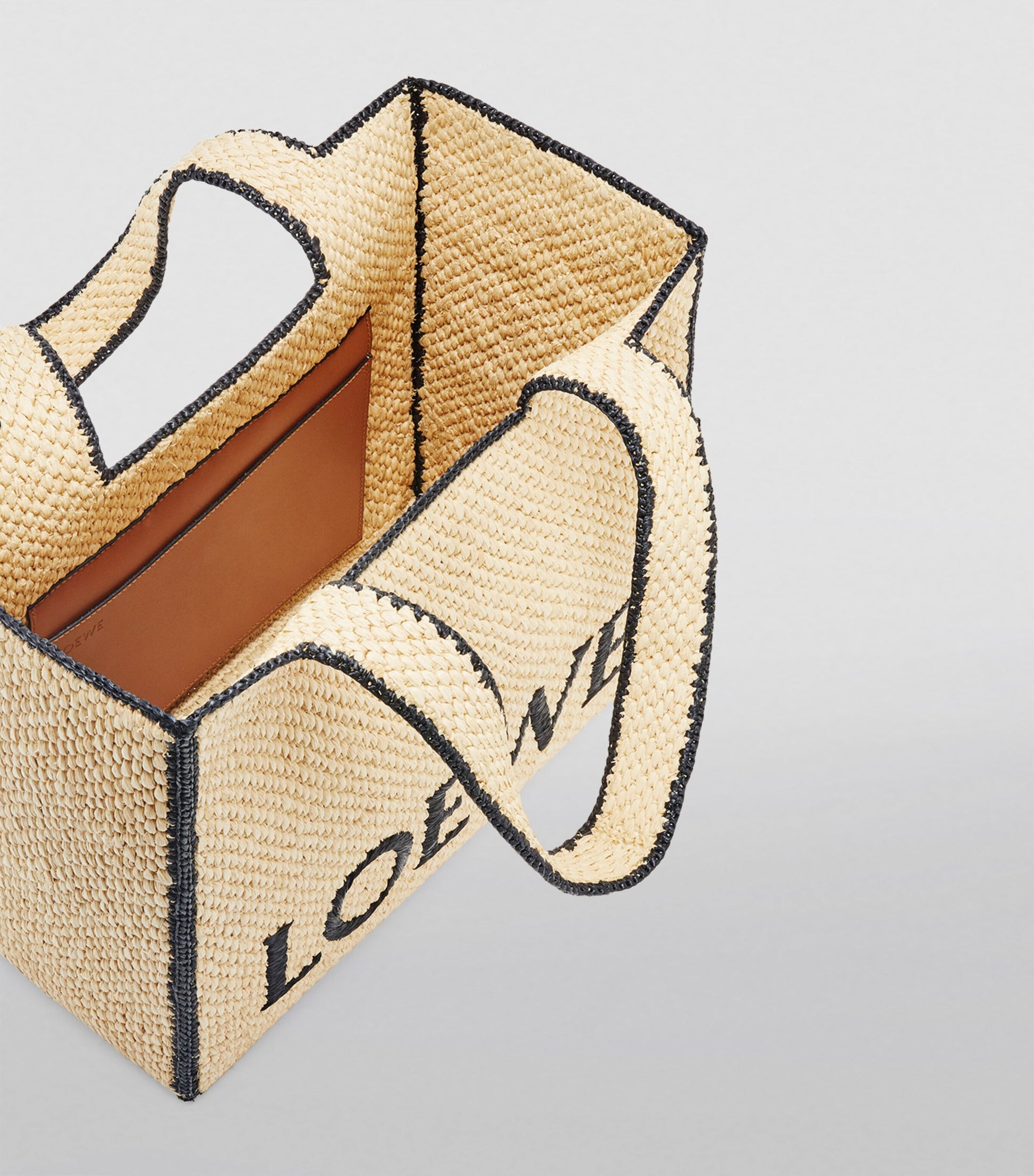 LOEWE Beige x Paula's Ibiza Large Font Tote Bag