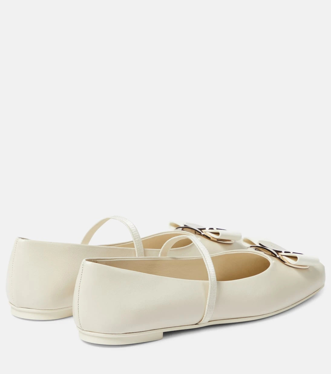 Ferragamo - Zina leather ballet flats