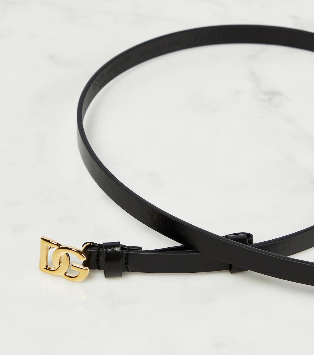 Dolce&Gabbana - DG leather belt