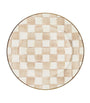 Mocha Check Charger Plate (30.5cm)