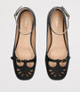 Chloé Black Leather Misty Ballerina Flats