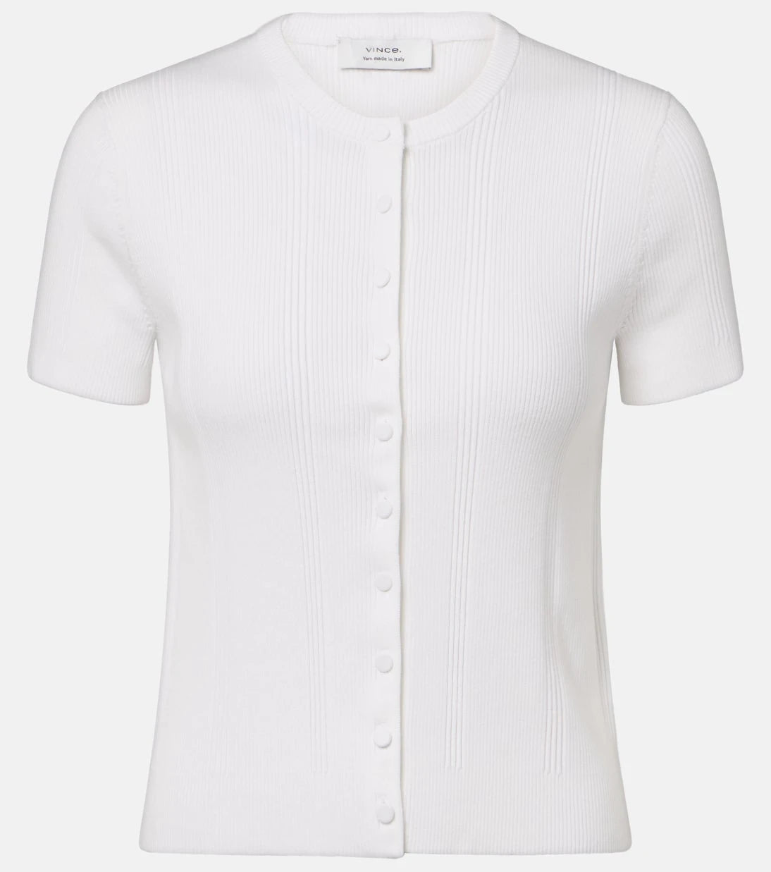 Vince - Ribbed-knit cotton-blend cardigan