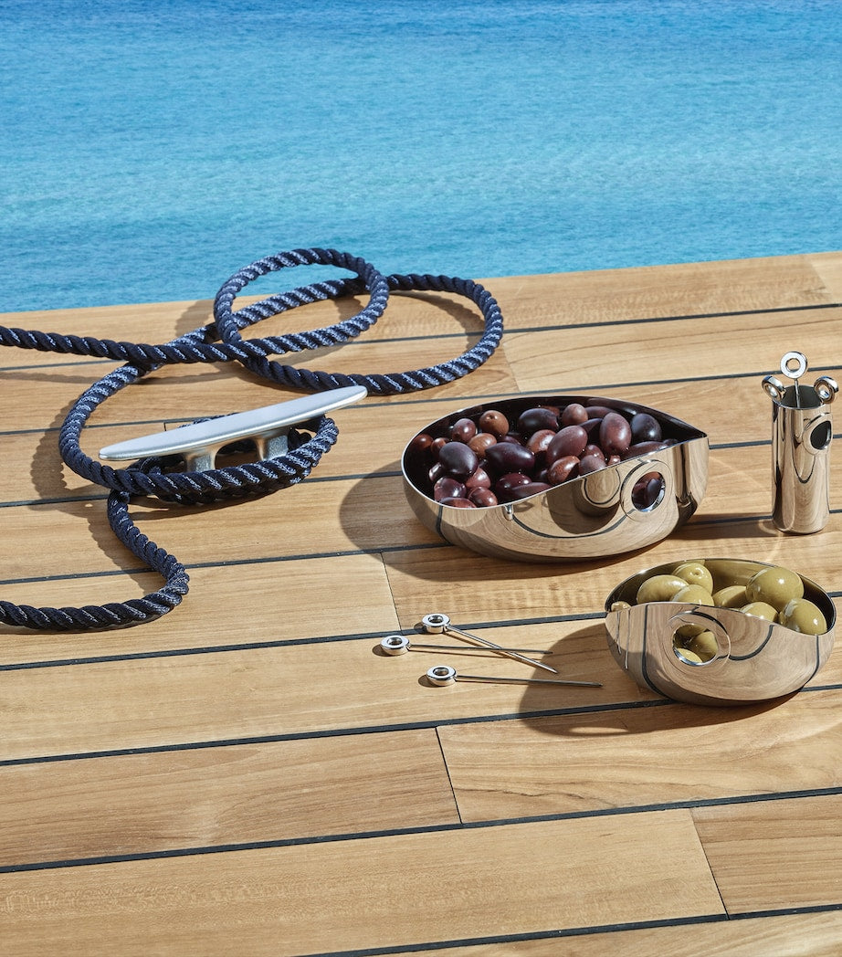 Stainless Steel OH de Christofle Cocktail Picks Holder