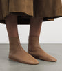 Leather Luna Boots TAUPE
