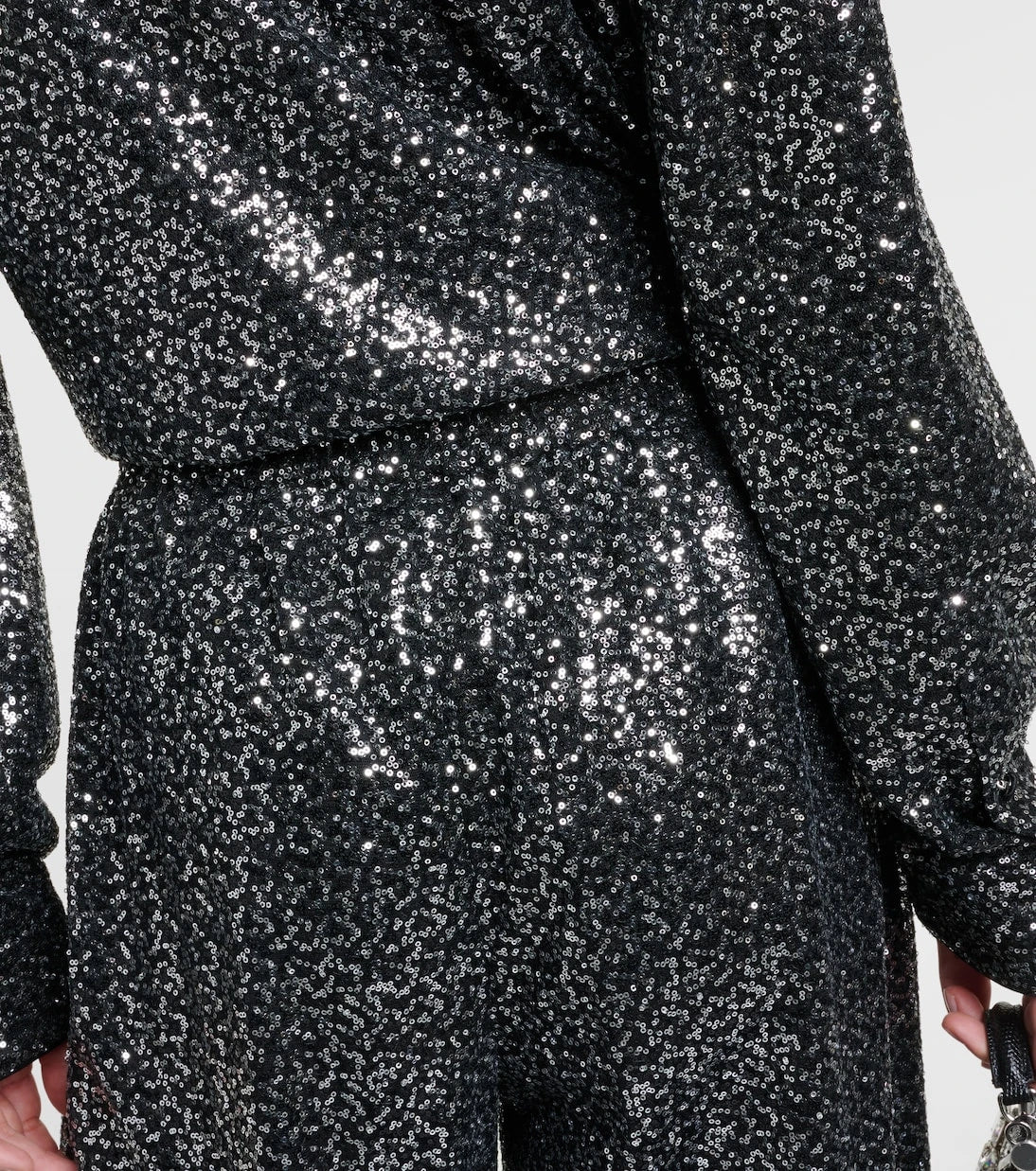 Dolce&Gabbana - Sequined high-rise wide-leg pants