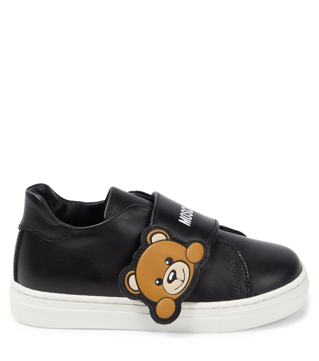 Moschino Kids - Teddy Bear leather sneakers