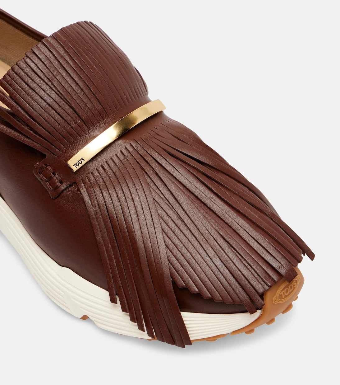 Tod's - Püsküllü deri spor ayakkabı