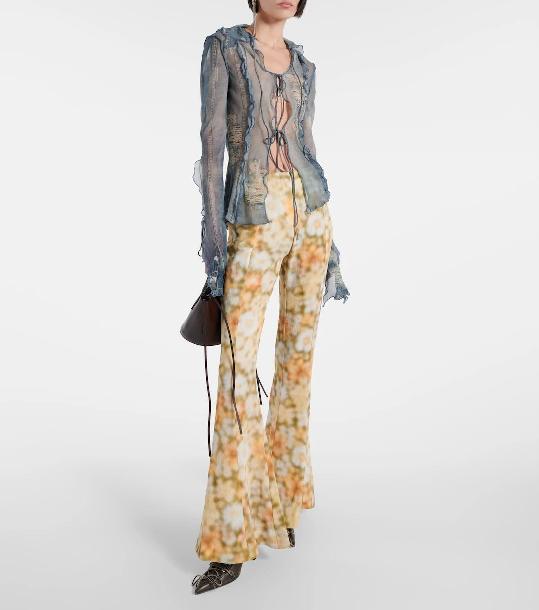 Acne Studios - Pippen floral flared pants