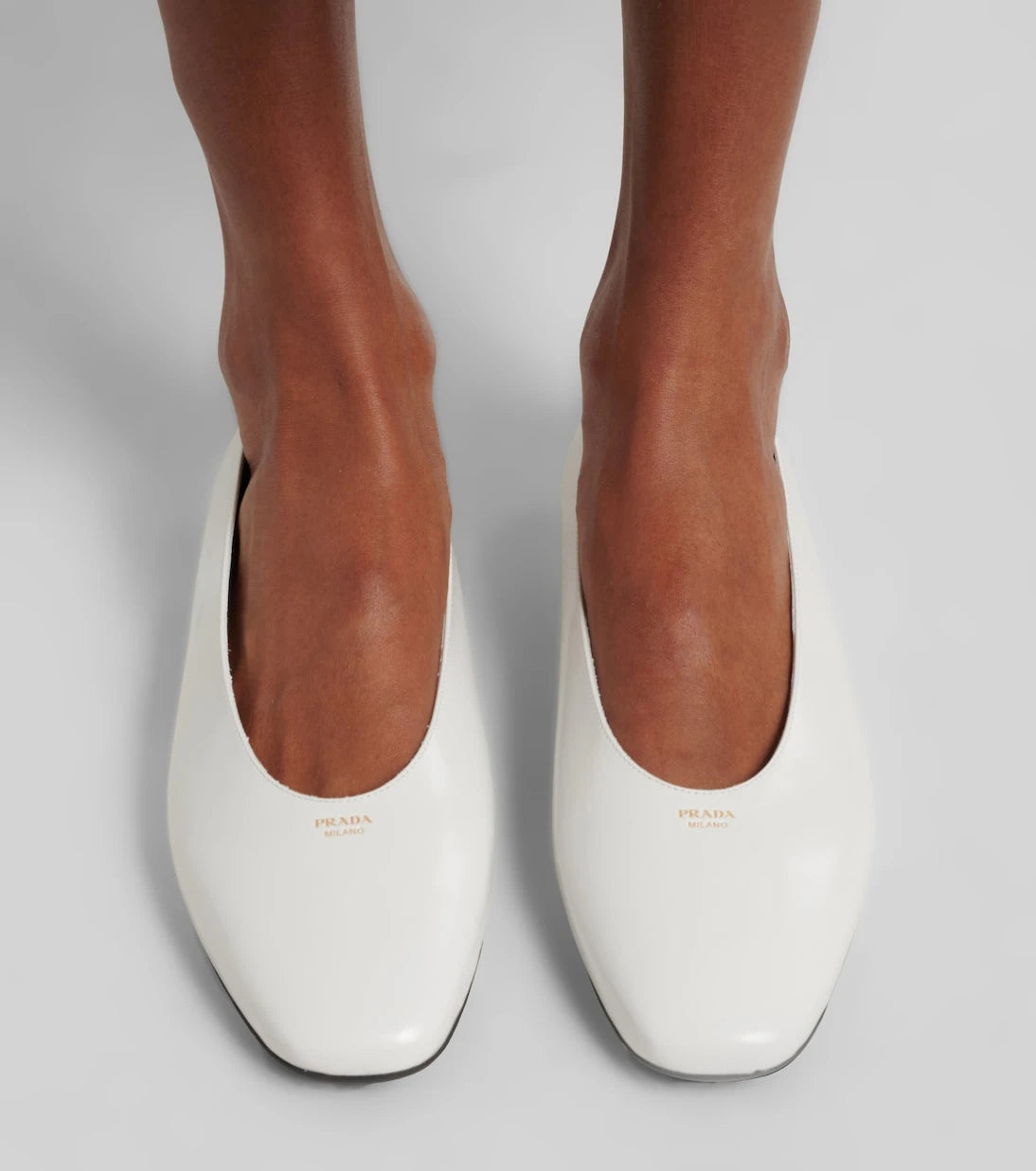 Prada - Leather ballet flats