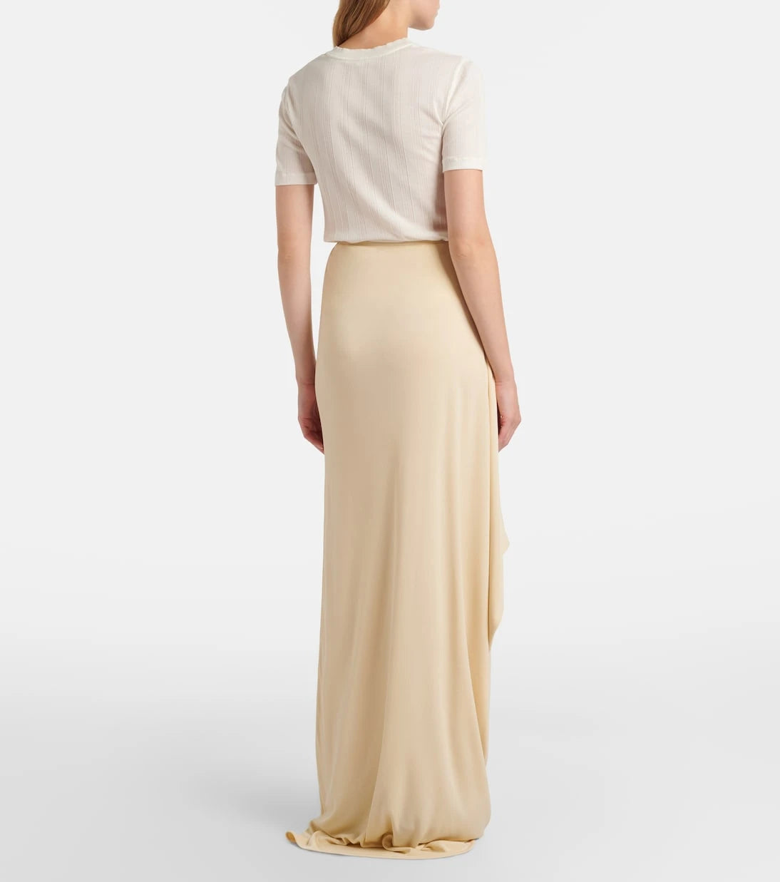 The Row - Dione draped maxi skirt