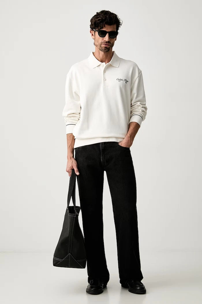 Calvin Klein Jeans Erkek Pamuklu Sweatshirt