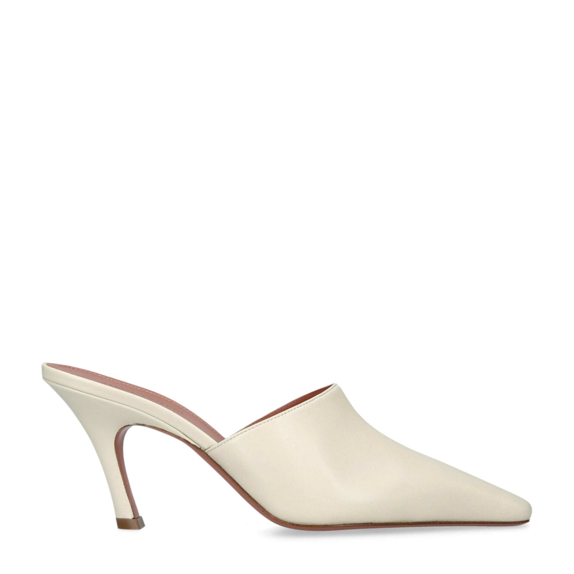 Leather Jamie Heeled Mules 80