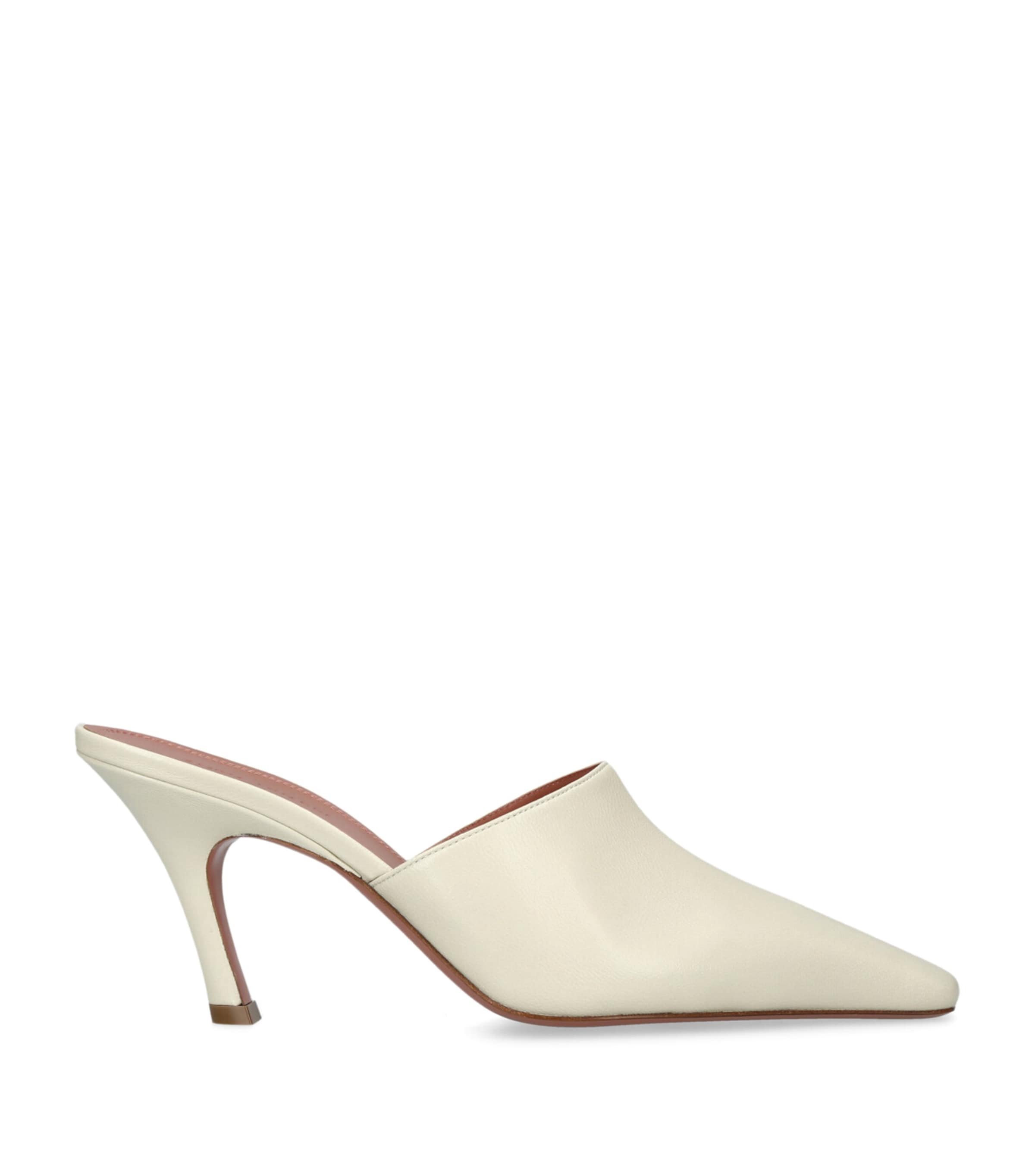 Leather Jamie Heeled Mules 80