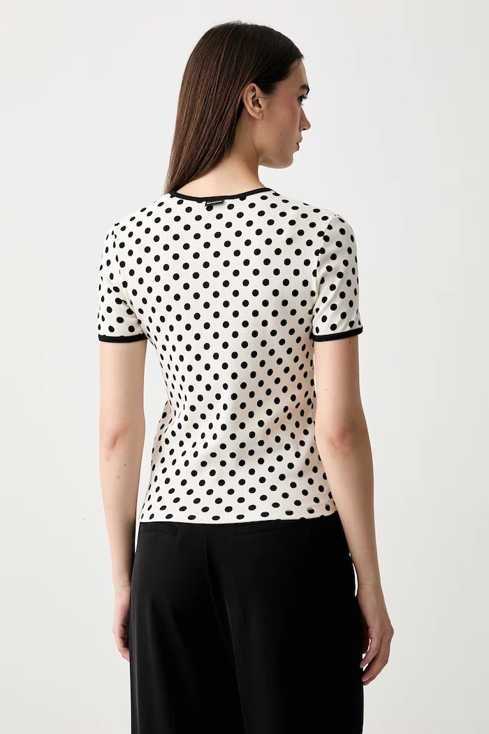 Marimekko pamuk ve elastanlı kadın tişörtü