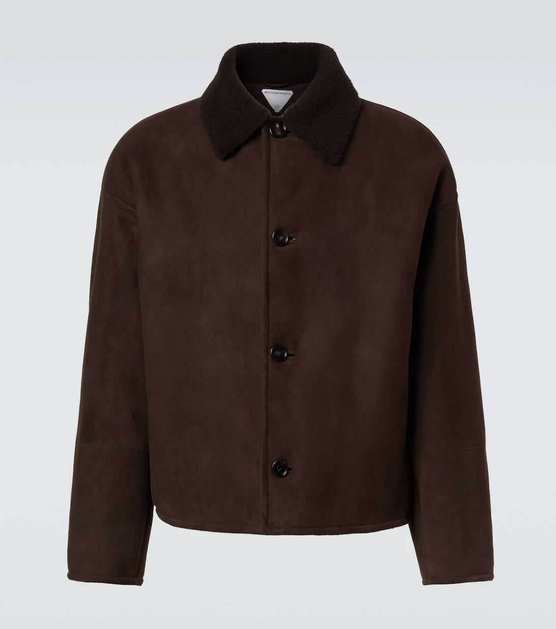 Bottega Veneta - Leather and shearling jacket
