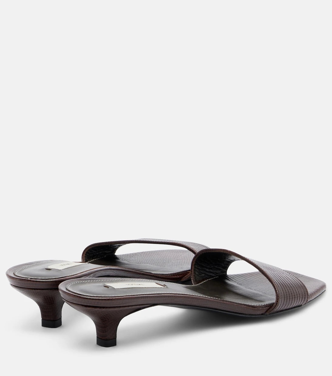 Toteme - Embossed leather mules