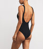 Hunza G Black Coverage Square-Neck Swimsuit