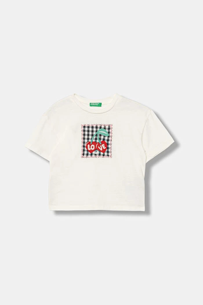United Colors of Benetton çocuk pamuklu tişört