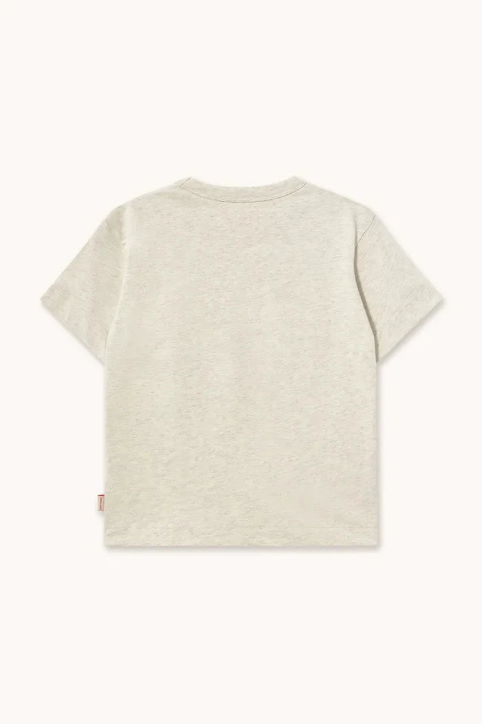 Çocuklar için pamuklu CURLY DOG GRAPHIC TEE tişört