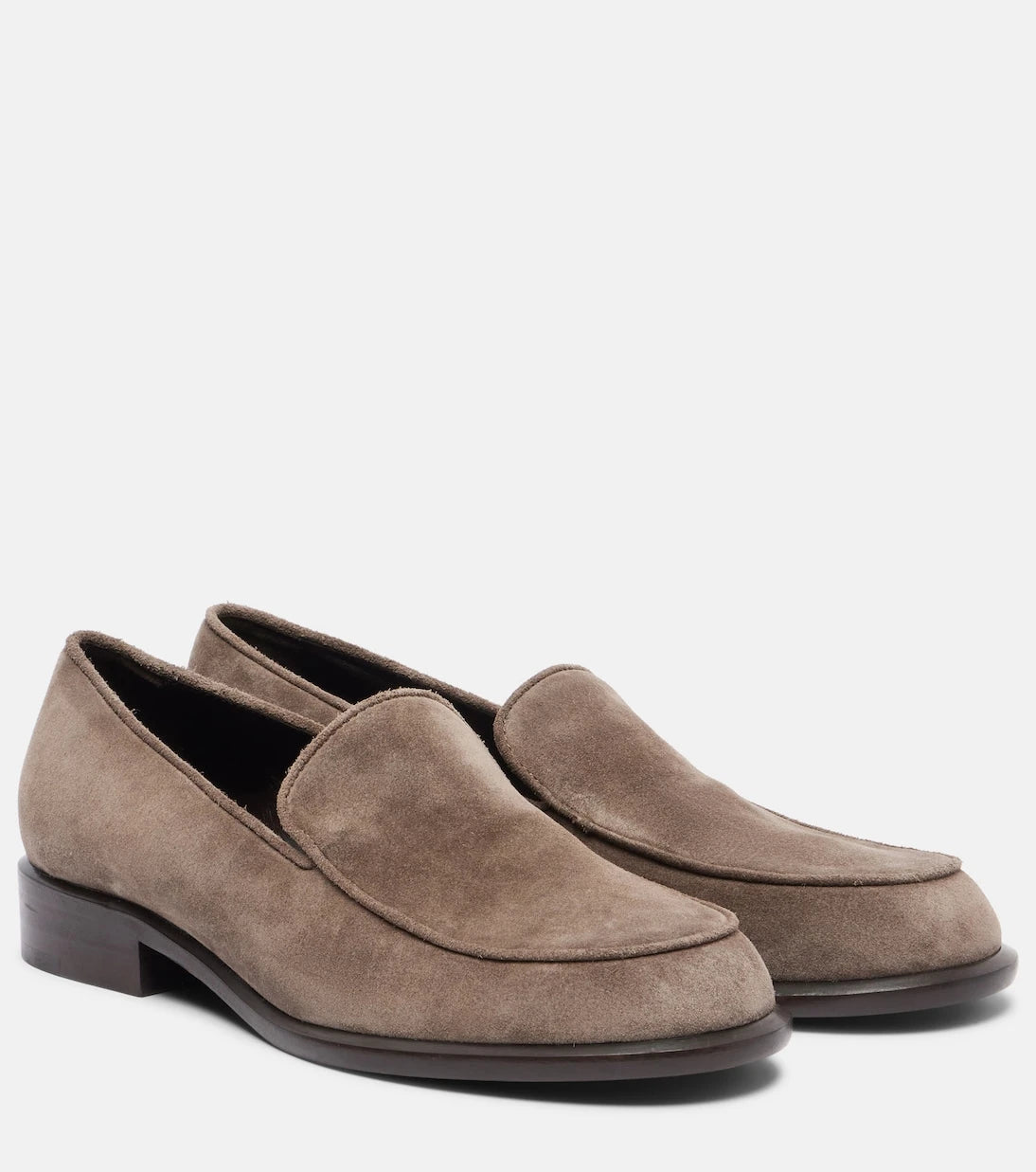Khaite - Miles suede loafers