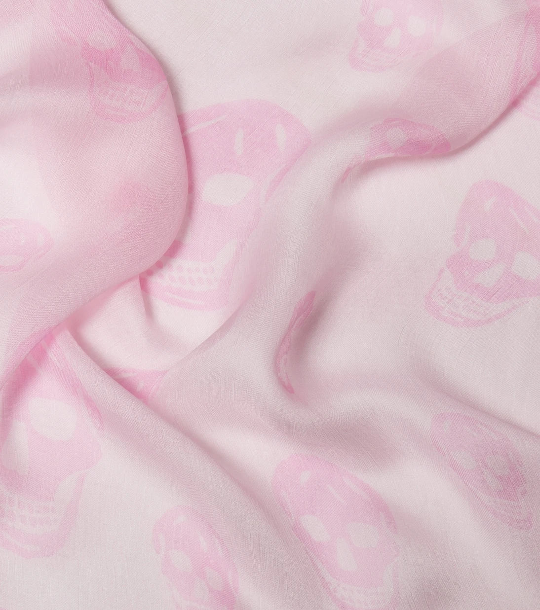 McQueen - Printed silk scarf